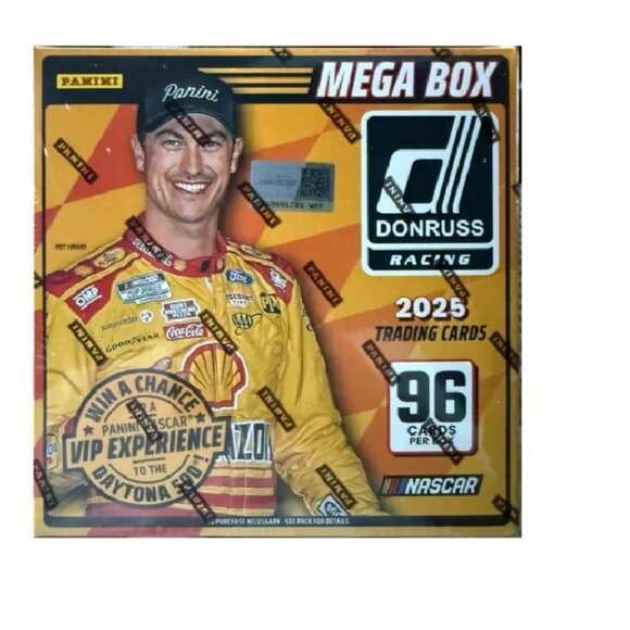 Panini Other - 2025 Panini Donruss Racing Mega Box – 96 Cards NASCAR Factory Sealed